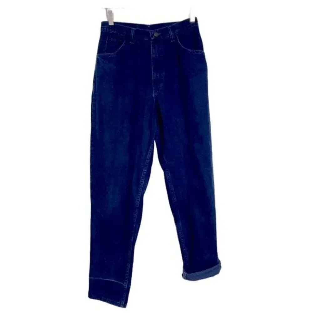 Gitano High Rise Tapered Mom Jeans 10 AVG Dark Wash Blue Vintage 90s 26W